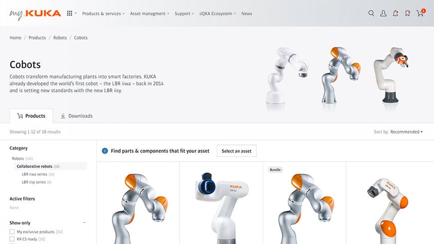 Schneller und einfacher eintauchen in die orange Welt von KUKA: Das bringt der Relaunch von my.KUKA samt Marketplace